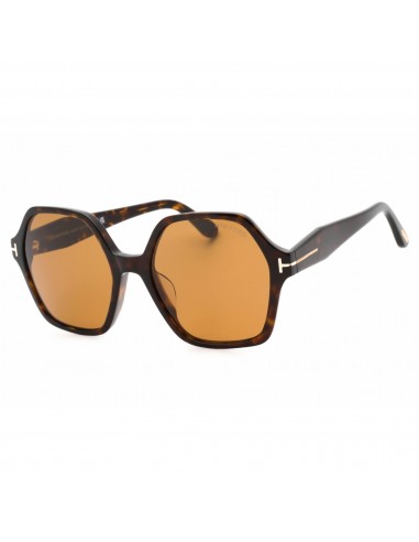 Tom Ford Women's Sunglasses - Dark Havana Metal Full Rim Oversized | FT1032-F 52E vous aussi creer 