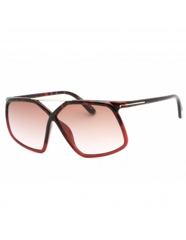 Tom Ford Women's Sunglasses - Havana Acetate Full Rim Rectangular Frame | FT1038 56Z Le MVP de beaucoup