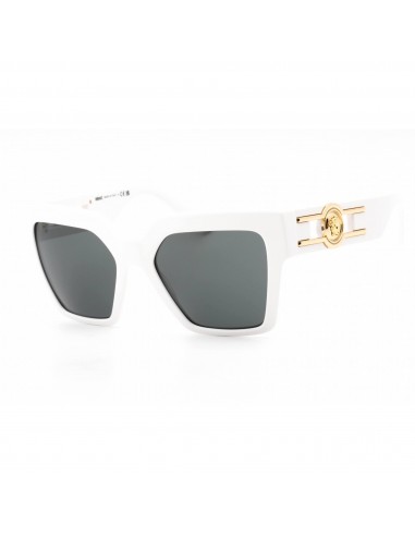 Versace Women's Sunglasses - White Plastic Full Rim Rectangular Frame | 0VE4458 314/87 pas cheres