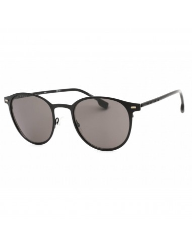 Hugo Boss Men's Sunglasses - Matte Black Metal Full Rim Oval Frame | 1008/S 0003 00 Venez acheter