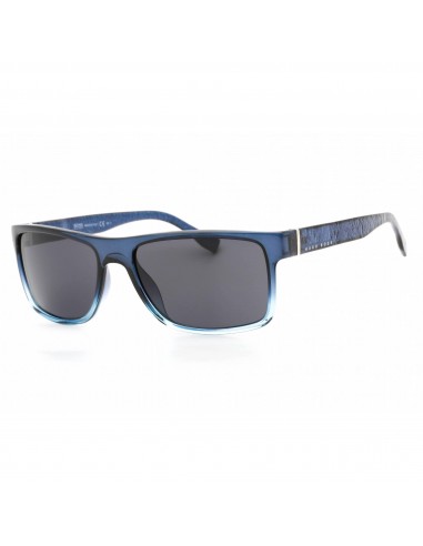 Hugo Boss Men's Sunglasses - Blue Full Rim Rectangular Frame | BOSS 0919/S 0PJP IR Comparez plus de prix