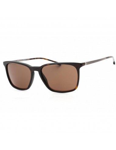 Hugo Boss Men's Sunglasses - Havana Plastic Rectangular Frame | BOSS 1183/S/IT 0086 70 2 - 3 jours ouvrés.