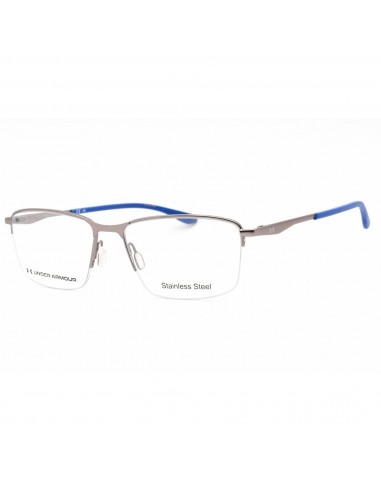 Under Armour Men's Eyeglasses - Matte Ruthenium Blue Rectangular | UA 5039/G 09T9 00 online