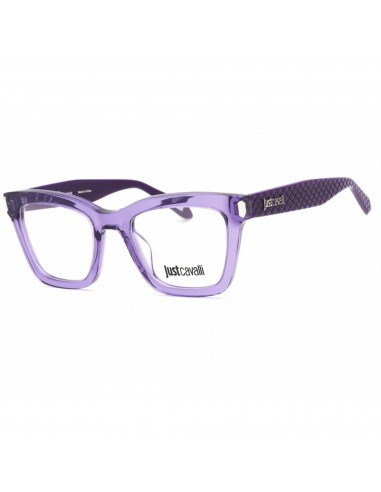 Just Cavalli Women's Eyeglasses - 50mm Shiny Transparent Purple Frame | VJC003V 06LA livraison gratuite