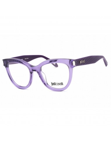 Just Cavalli Women's Eyeglasses - 51mm Shiny Transparent Purple Frame | VJC004V 06LA des créatures d'habitude