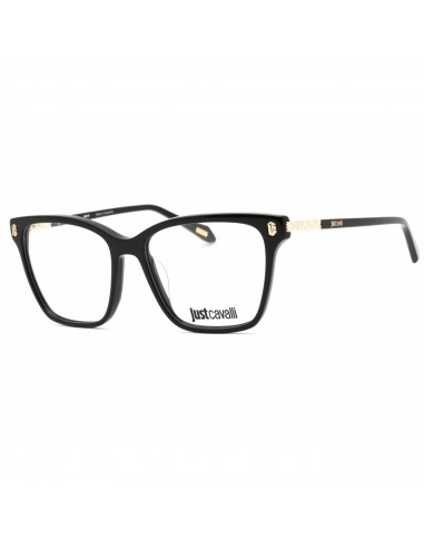 Just Cavalli Women's Eyeglasses - Shiny Black Acetate Cat Eye Frame | VJC012 0700 2024