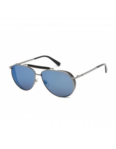 Tom Ford Men's Sunglasses - Red Havana Metal Aviator Frame Blue Lens | FT0748 54V Profitez des Offres !