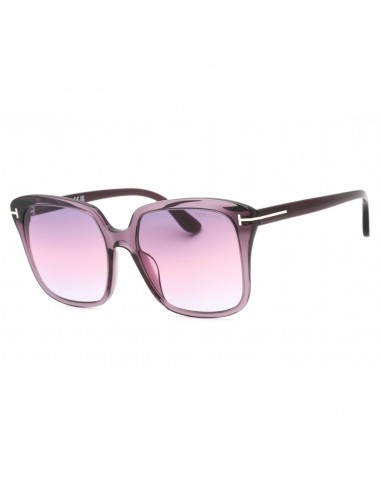 Tom Ford Women's Sunglasses - Shiny Violet Plastic Square Shape Frame | FT0788 81Z les ctes