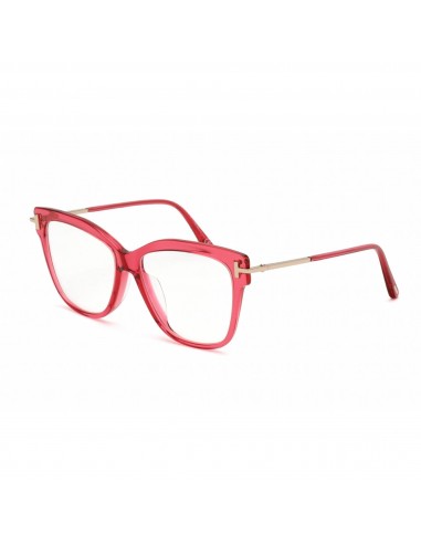 Tom Ford Women's Eyeglasses - Shiny Red Plastic Cat Eye Shape Frame | FT5704-F-B 066 en ligne des produits 