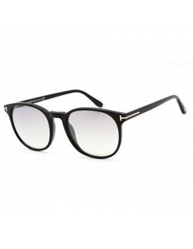 Tom Ford Unisex Sunglasses - Shiny Black Metal Round Frame, 51 mm | FT0858 01C acheter