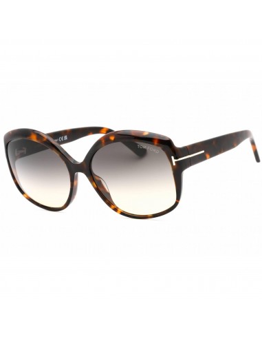 Tom Ford Women's Sunglasses - Coloured Havana Plastic Cat Eye Shape Frame | FT0919 55B vente chaude votre 