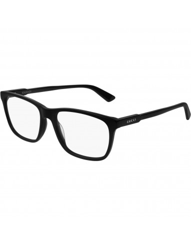 Gucci Men's Eyeglasses - Black Plastic Rectangular Shape Frame Demo Lens | GG0490O 006 Venez acheter