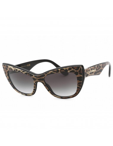 Dolce & Gabbana Women's Sunglasses - Black Leopard Full Rim Cat Eye | 0DG4417 31638G destockage