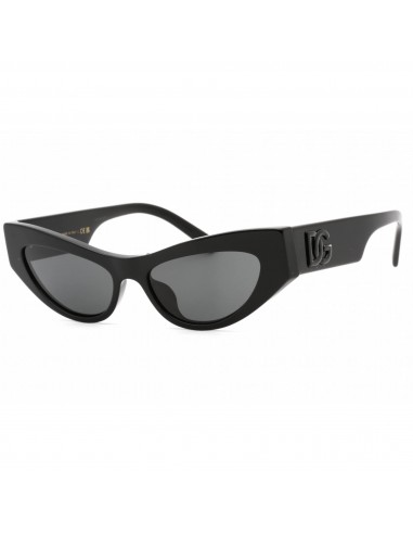 Dolce & Gabbana Women's Sunglasses - Black Plastic Full Rim Cat Eye | 0DG4450F 501/87 la livraison gratuite