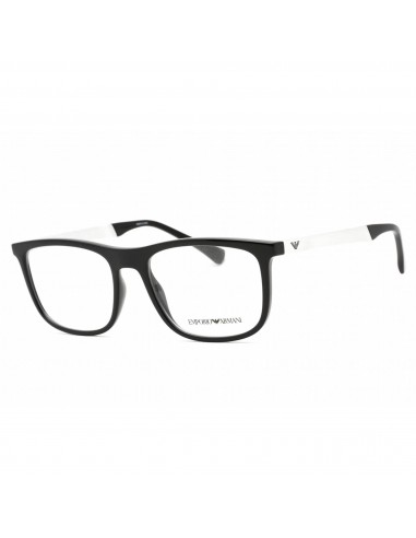 Emporio Armani Men's Eyeglasses - Rubber Black Plastic Full Rim Frame | 0EA3170 5001 50% de réduction en Octobre 2024