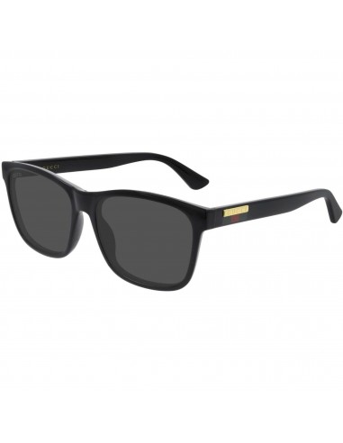 Gucci Men's Sunglasses - Black Plastic Rectangular Shape Frame Grey Lens | GG0746S 001 Les magasins à Paris