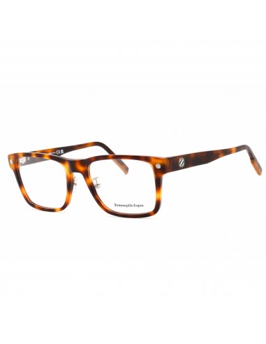 Ermenegildo Zegna Men's Eyeglasses - Dark Havana Rectangular Frame | EZ5240-H 052 Profitez des Offres !