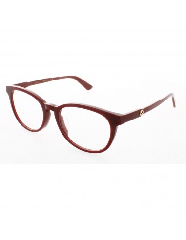 Gucci Women's Eyeglasses - Burgundy Acetate Square Frame Demo Lens | GG0866OA 006 votre