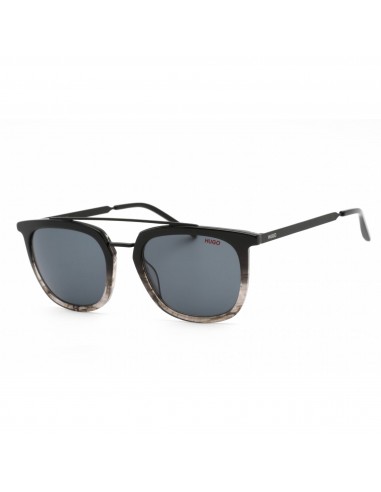 Hugo Men's Sunglasses - Grey Horn Pilot Metal/Plastic Full Rim | HG 1031/S 02W8 IR rembourrage situé sous