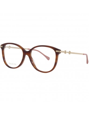 Gucci Women's Eyeglasses - Havana Plastic/Metal Cat Eye Frame Demo Lens | GG0967O 002 offre 