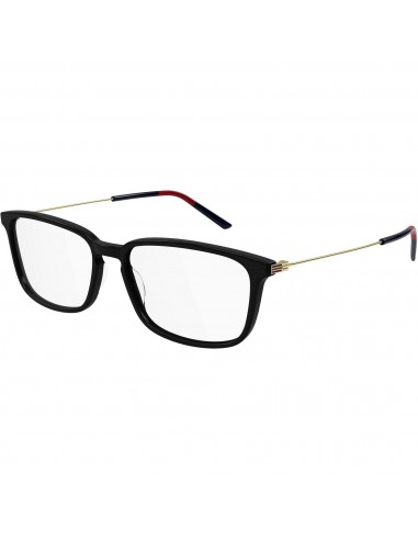 Gucci Men's Eyeglasses - Black Plastic/Metal Rectangular Shape Frame | GG1056OA 001 de technologie