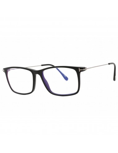 Tom Ford Men's Eyeglasses - Matte Black Rectangular Acetate Full Rim | FT5758-B 002 du meilleur 