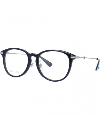 Gucci Women's Eyeglasses - Black Acetate/Metal Cat Eye Frame Demo Lens | GG1014OA 001 rembourrage situé sous