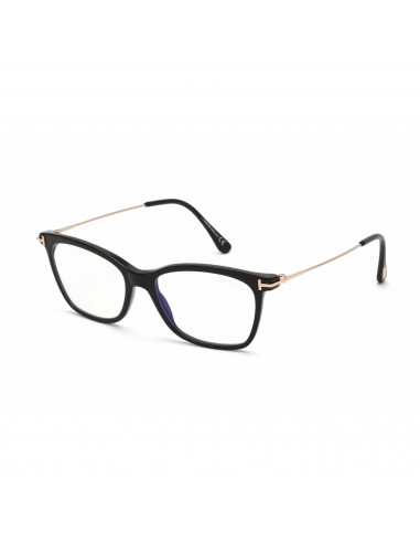 Tom Ford Women's Eyeglasses - Shiny Black Rectangular Full Rim Frame | FT5712-B 001 est présent 