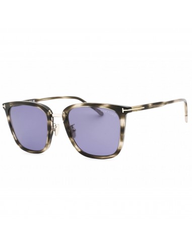 Tom Ford Men's Sunglasses - Coloured Havana Plastic Square Full Rim | FT0949-D 55V le des métaux précieux