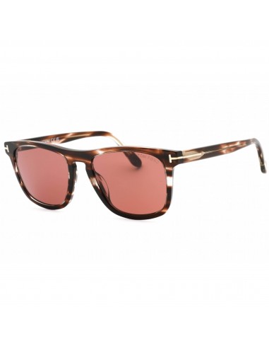 Tom Ford Men's Sunglasses - Havana/Other Plastic Square Full Rim Frame | FT0930 56S Véritable concentré