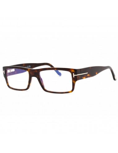 Tom Ford Men's Eyeglasses - Dark Havana Rectangular Full Rim Frame | FT5835-B 052 de technologie