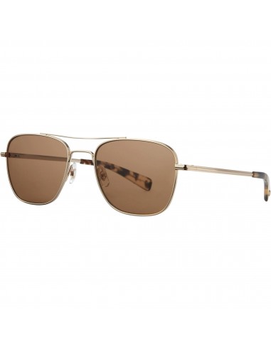 Garrett Leight Unisex Sunglasses - Gold-Yellow Tortoise Frame | HARBOR G-YT/BRNSUV meilleur choix