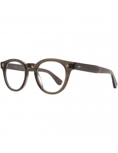 Garrett Leight Unisex Eyeglasses - Black Glass Acetate Round Full Rim | JACK BLGL en linge