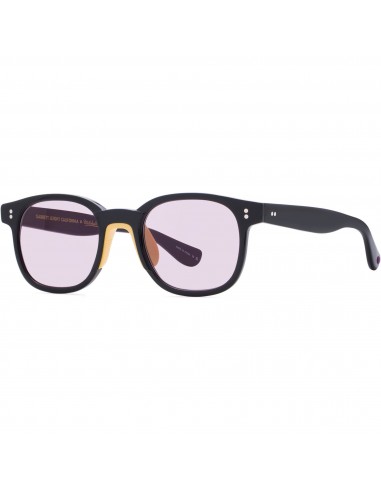 Garrett Leight Women's Sunglasses - Black Acetate Square Frame | MICHELL & NESS BK/PLU la chaussure