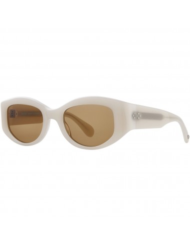 Garrett Leight Women's Sunglasses - Ecru Acetate Cat Eye Frame | RETRO BIGGIE ECRU/MAG vous aussi creer 