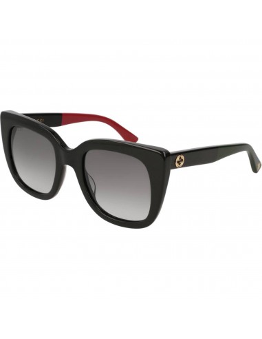 Gucci Women's Sunglasses - Black Acetate Cat Eye Shape Frame Grey Lens | GG0163SN 003 Venez découvrir notre 