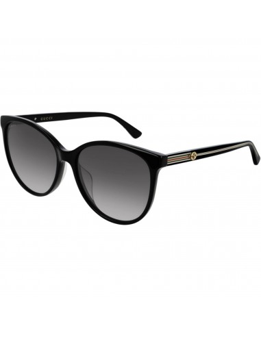 Gucci Women's Sunglasses - Black Plastic Cat Eye Shape Frame Grey Lens | GG0377SKN 001 store