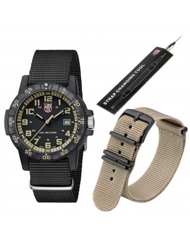 Luminox Men's Quartz Watch - Sea Turtle Giant 0320 Series Black Nylon Strap | 0333 Set Découvrez la collection