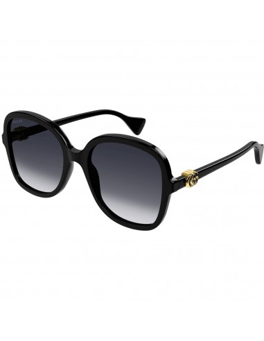 Gucci Women's Sunglasses - Black Oversized Full Rim Plastic Frame | GG1178S 002 destockage