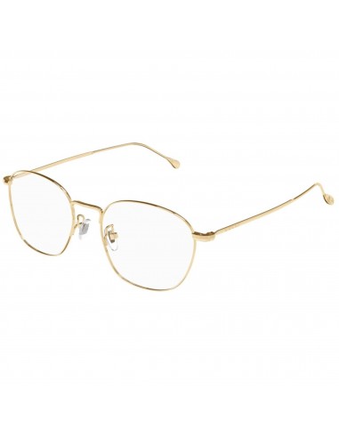 Gucci Men's Eyeglasses - Gold Metal Square Full Rim Frame Demo Lens | GG1186O 003 Véritable concentré