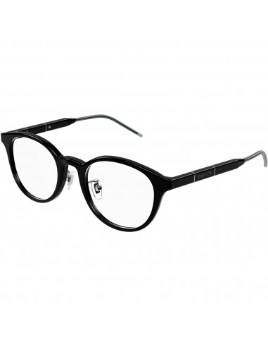 Gucci Unisex Eyeglasses - Black Acetate Oval Shape Frame Demo Lens | GG1229OJ 001 acheter en ligne