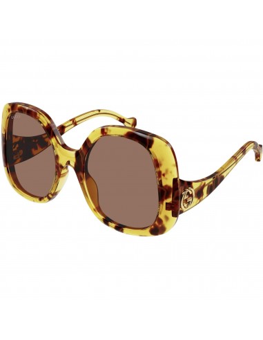 Gucci Women's Sunglasses - Havana Acetate Butterfly Frame Brown Lens | GG1235S 002 Vous souhaitez 