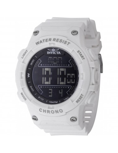 Invicta Men's Watch - Invicta Racing Digital Dial White Polyurethane Strap | 47524 paiement sécurisé