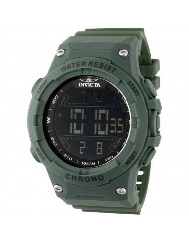 Invicta Men's Watch - Invicta Racing Digital Dial Green Polyurethane Strap | 47525 de pas cher