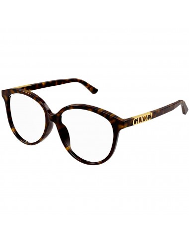 Gucci Women's Eyeglasses - Havana Acetate Round Shape Frame Demo Lens | GG1194OA 002 basket pas cher