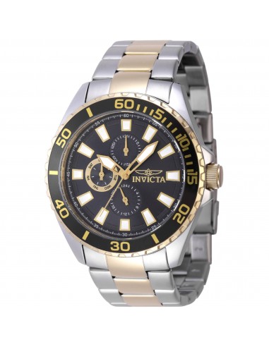 Invicta Men's Quartz Watch - Pro Diver Charcoal Dial Two Tone Bracelet | 47557 des créatures d'habitude