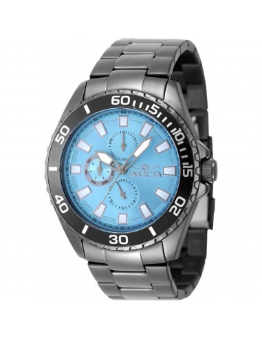 Invicta Men's Quartz Watch - Pro Diver Light Blue Dial Charcoal Bracelet | 47576 les ctes