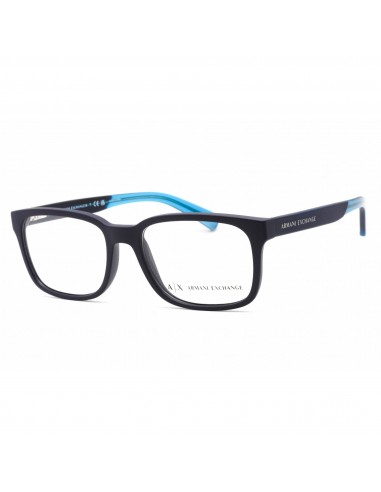 Armani Exchange Men's Eyeglasses - Blue Rectangular Frame Clear Lens | AX3029 8183 plus qu'un jeu 