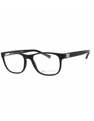 Armani Exchange Men's Eyeglasses - Black Rectangular Frame Clear Lens | AX3034F 8078 la livraison gratuite