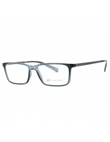 Armani Exchange Men's Eyeglasses - Blue Rectangular Full Rim Frame | 0AX3027 8238 Pour